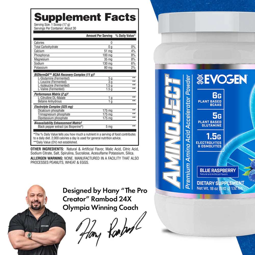 Evogen AminoJect - 30 Servings
