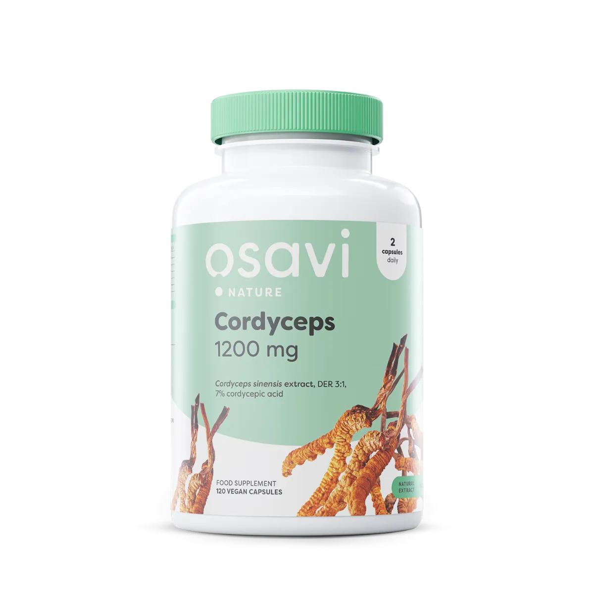 Osavi Cordyceps 1200 mg - 60/120 Vegan Capsules