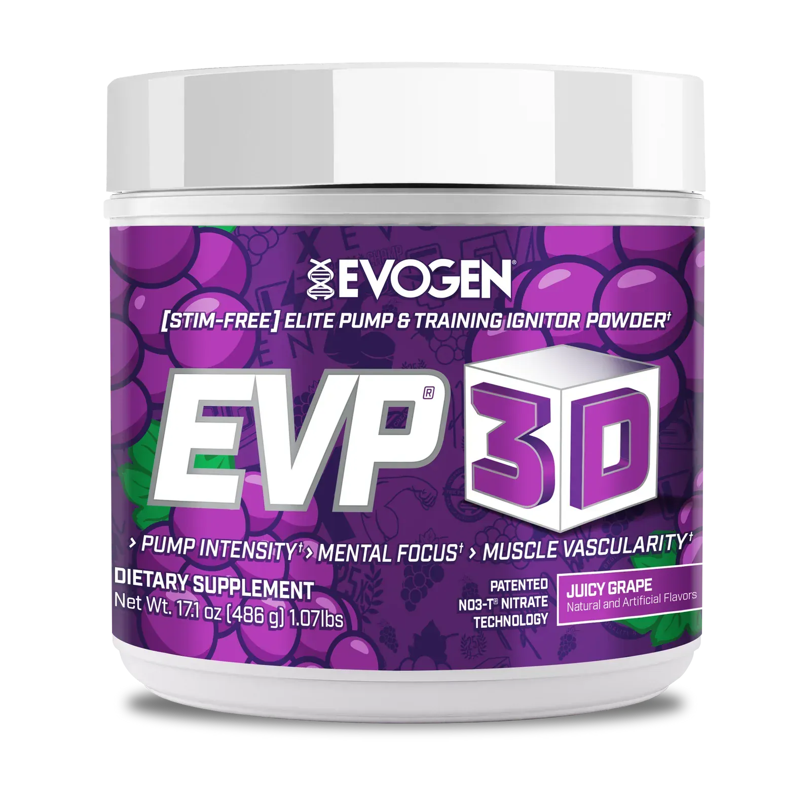 Evogen Evogen EVP-3D - 40 Servings 40/20 servings / Juicy Grape Muscle Pump Formula