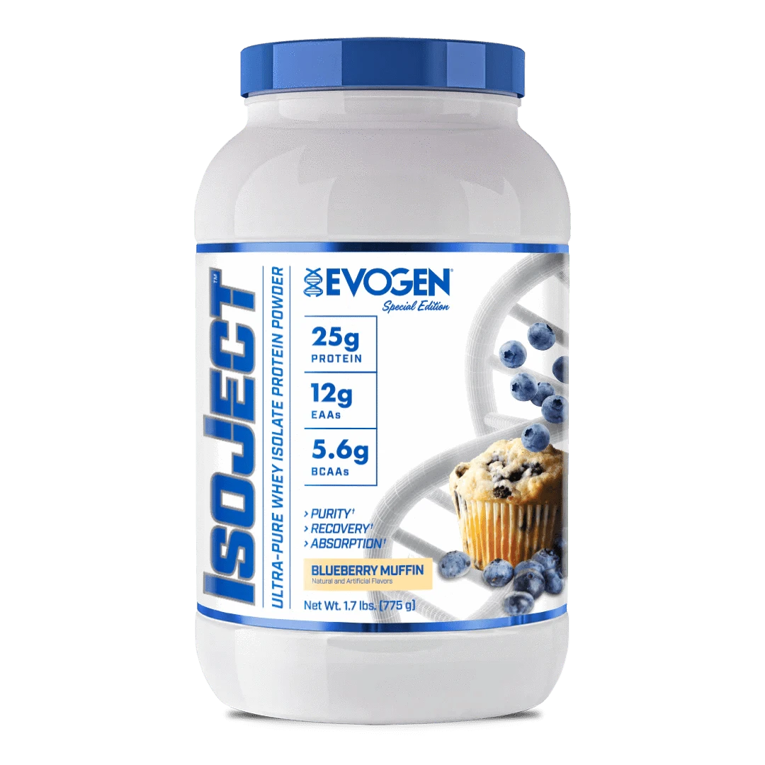 Evogen IsoJect Blueberry Muffin Whey Protein Isolate