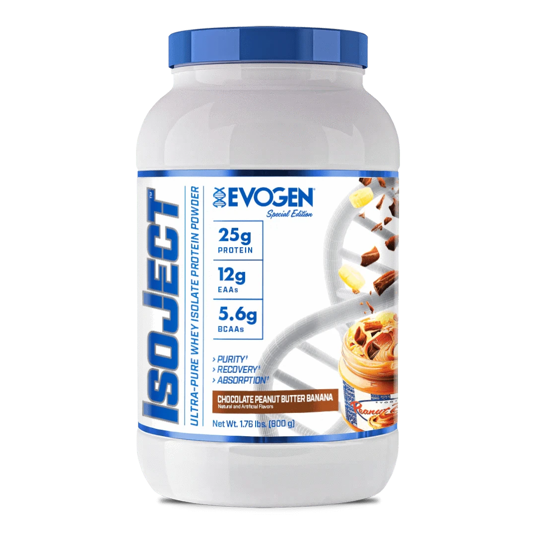 Evogen IsoJect Chocolate Peanut Butter Banana Whey Protein Isolate