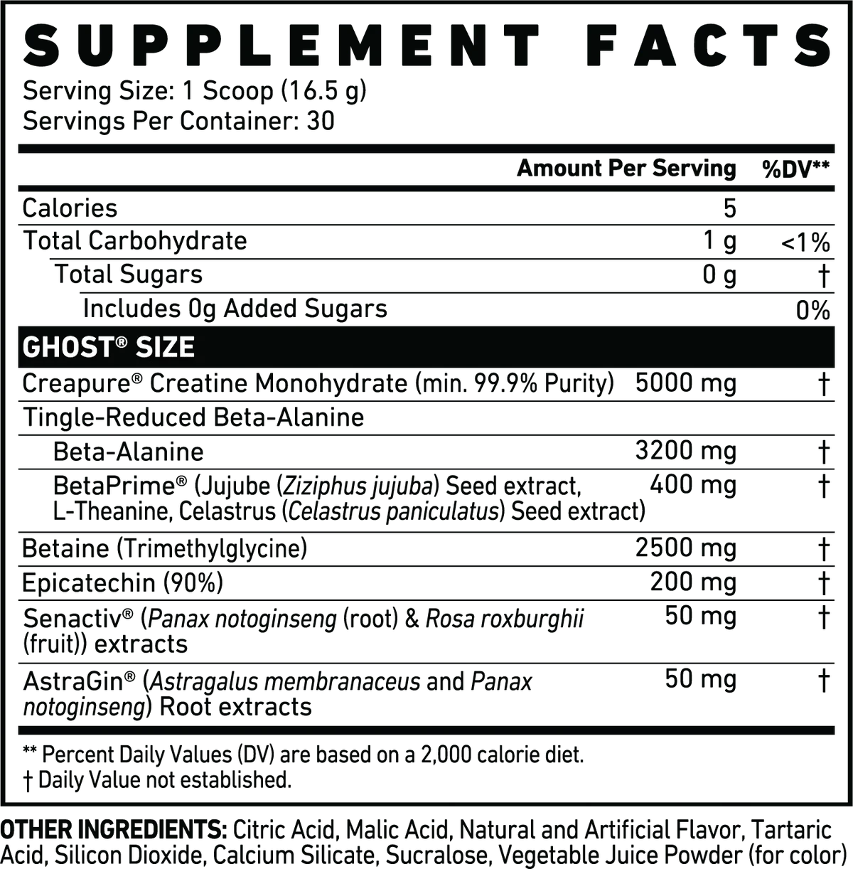 GHOST GHOST® SIZE V2 30 servings / Mango Muscle Builder