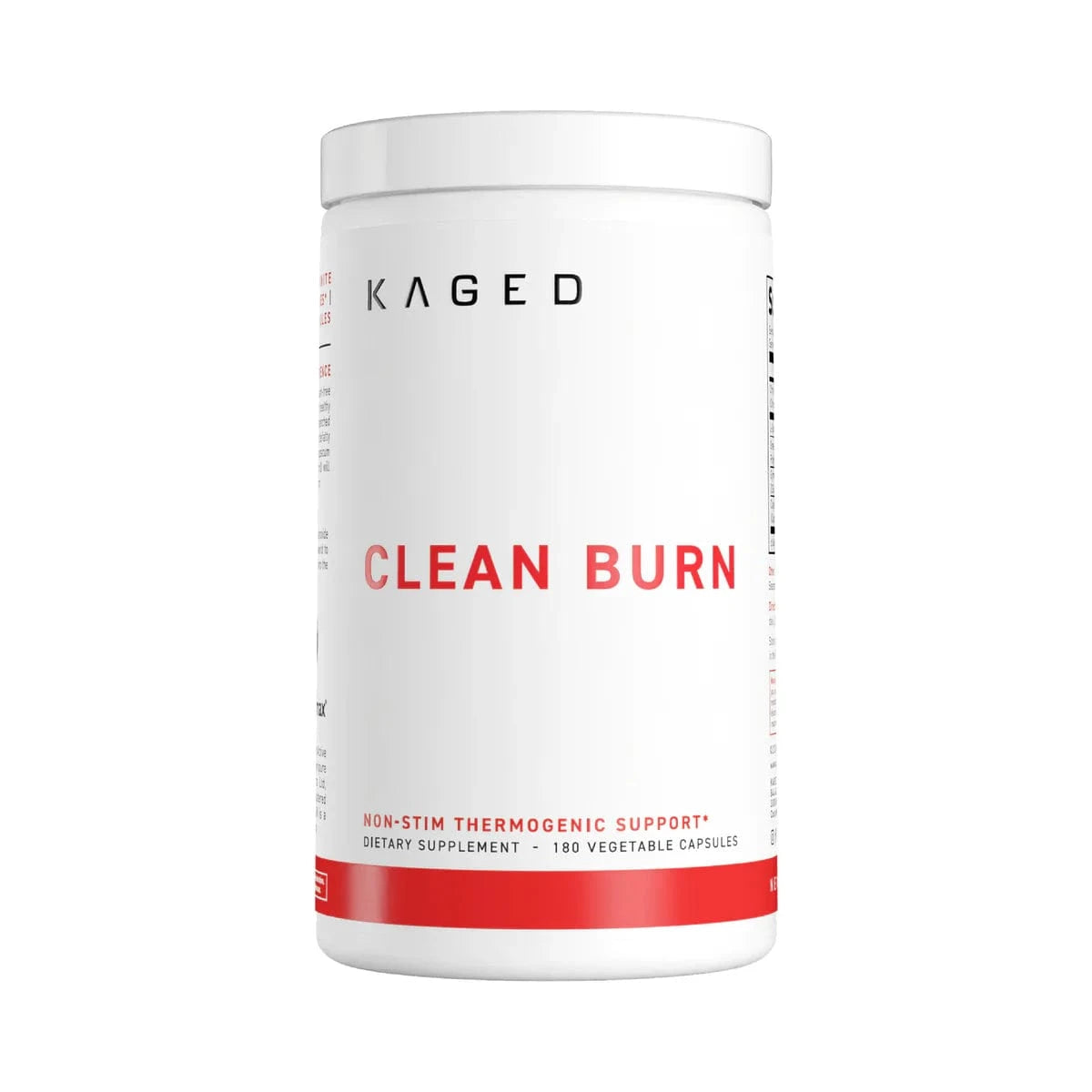 Kaged Muscle Clean Burn Capsules 180 vcaps Weight Loss Support