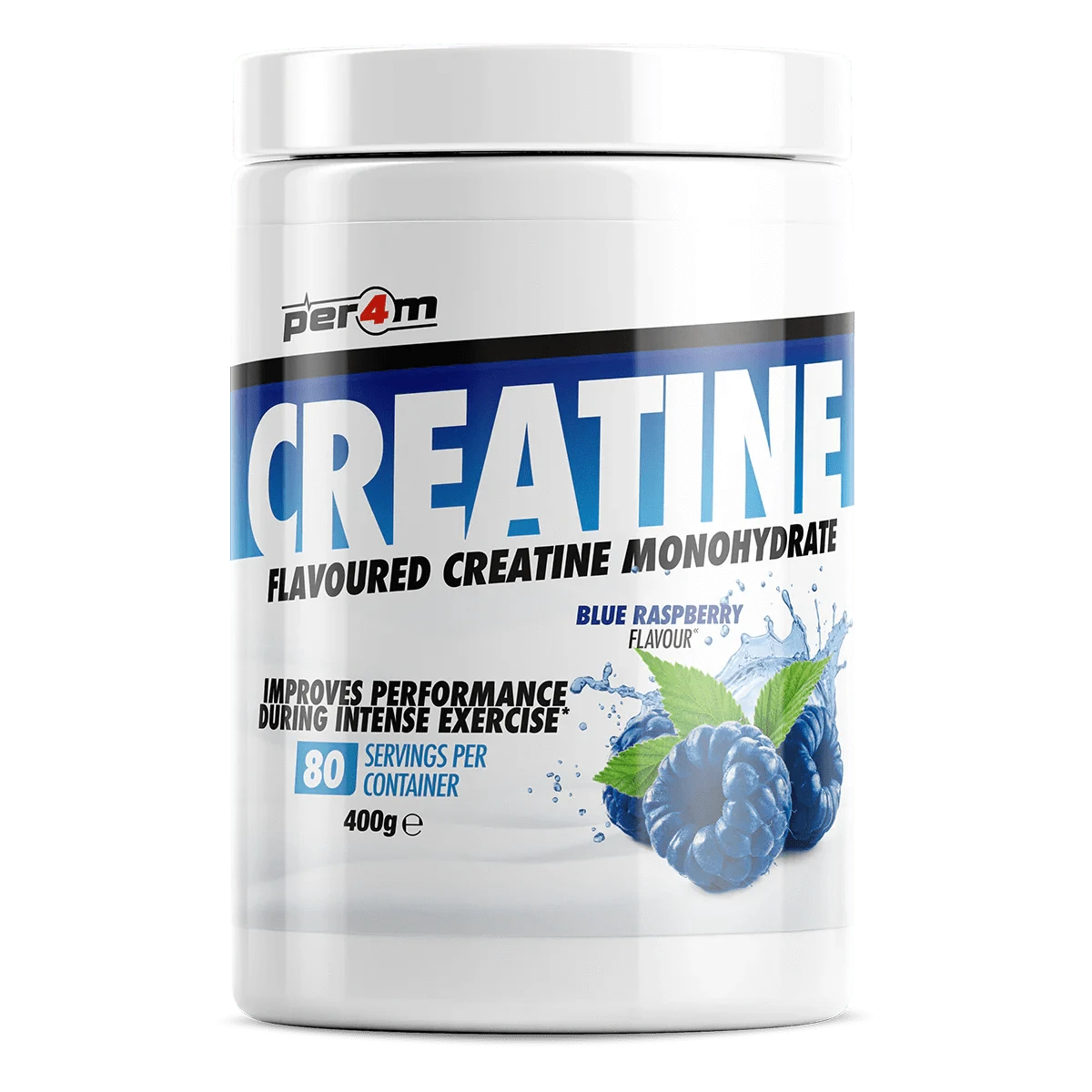 Per4m Per4m Creatine - 400g 400g / Blue Raspberry Creatine Powder