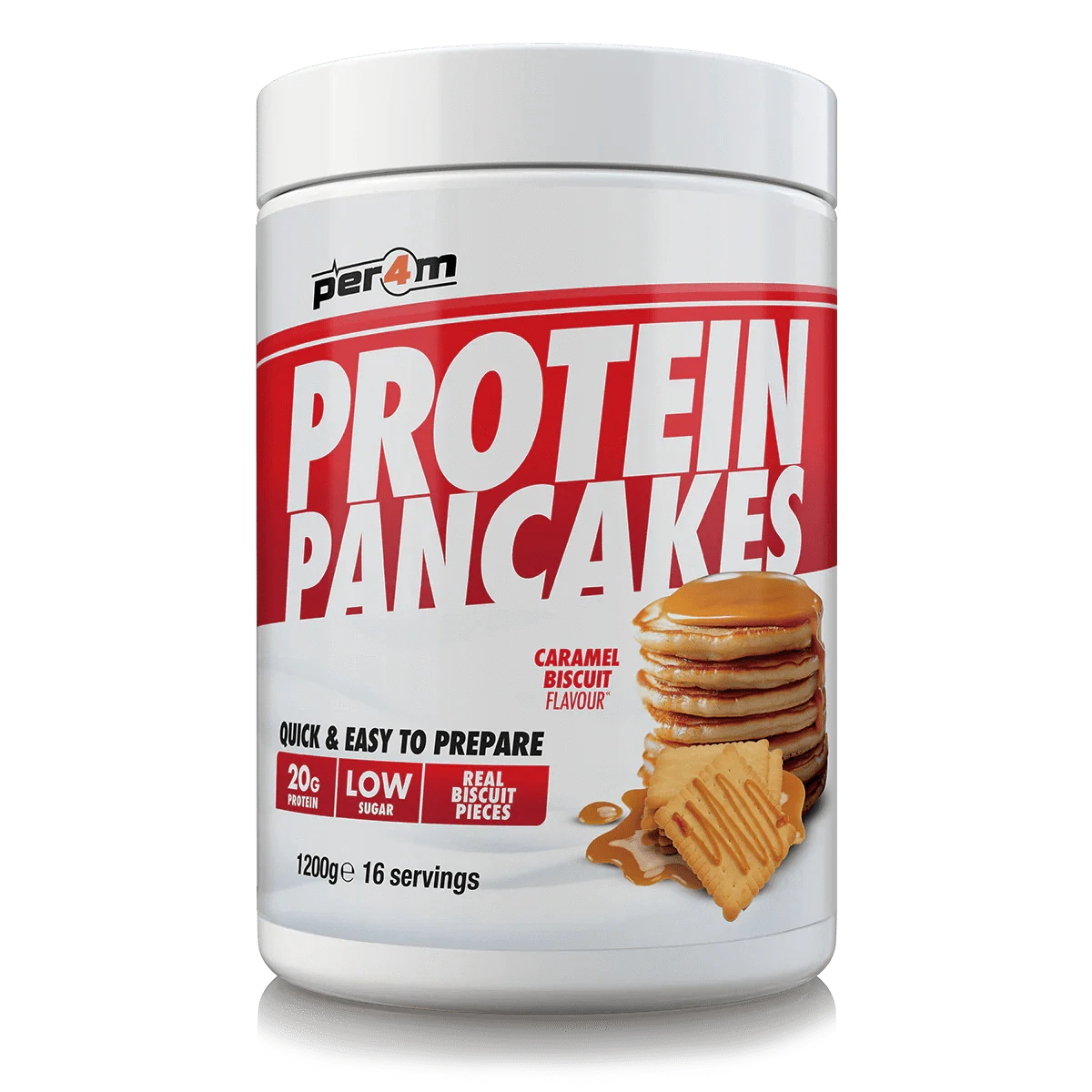 Per4m Per4m Protein Pancakes 1200g / Caramel Biscuit Pancake Mix