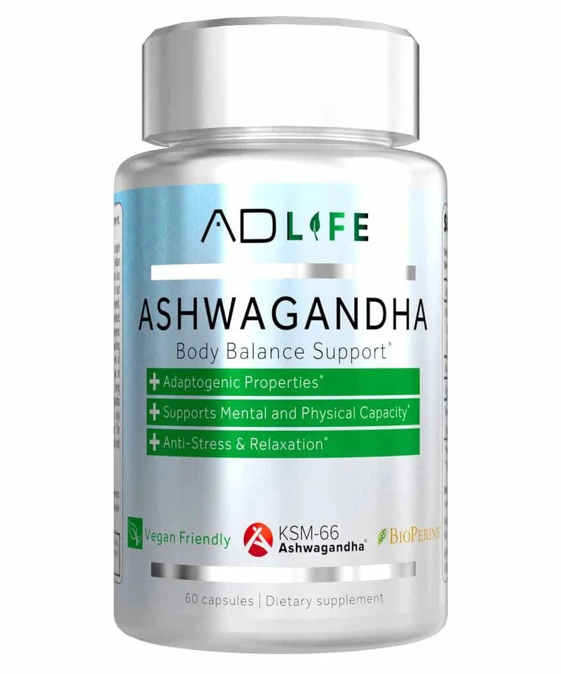 Project AD Ashwagandha 60 Caps 60 Capsules Herbal Extract