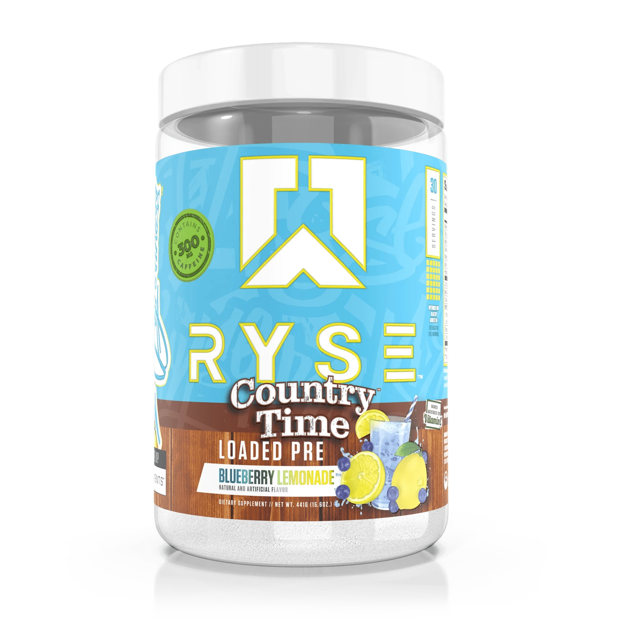 RYSE Loaded Pre 30 servings / Country Time Blueberry Lemonade Pre-Workout