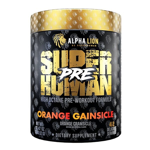 Alpha Lion SuperHuman Pre-Workout 42/21 servings / Orange Gainsicle PRE-WORKOUT