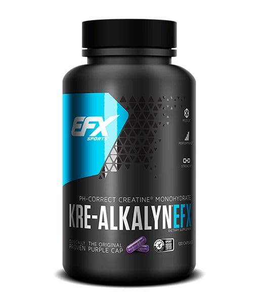 EFX Sports Kre Alkalyn - PH-Correct Creatine Monohydrate 120 Capsules CREATINE