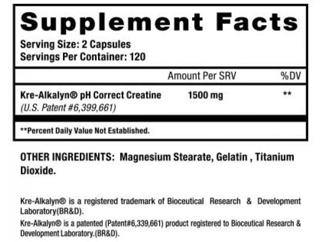 EFX Sports Kre Alkalyn - PH-Correct Creatine Monohydrate CREATINE