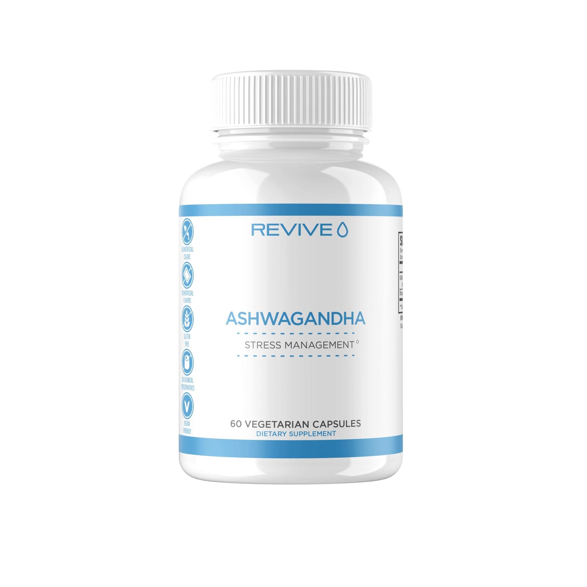 REVIVE MD Ashwagandha 60 Veggie Caps Adaptogen