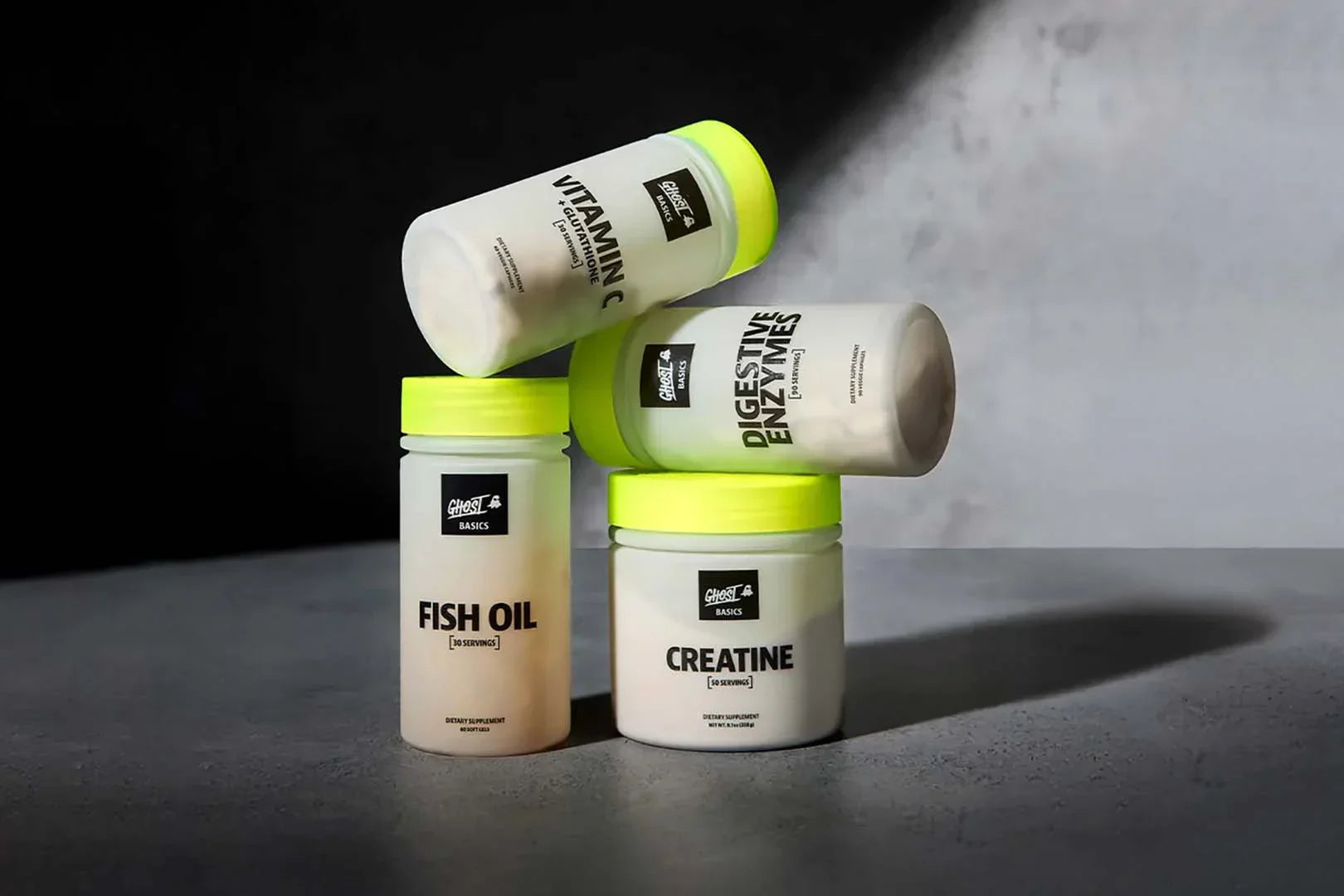 GHOST Basics Lineup: Premium Daily Essentials with Creapure®, EPAX® & More