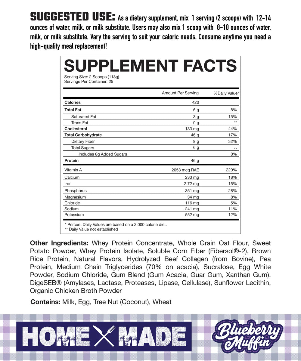 Home Made - Whole Foods Meal Replacement