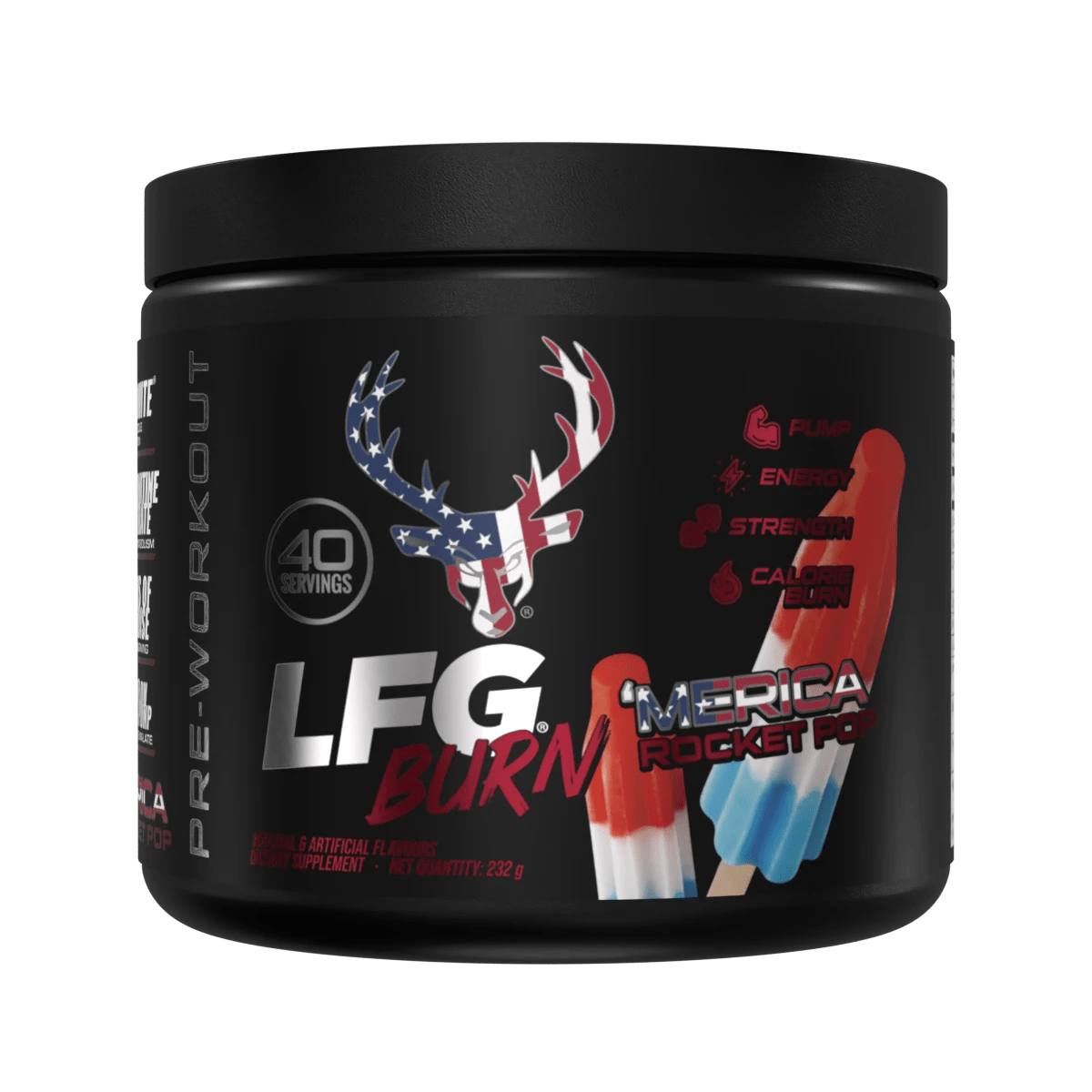 BUCKED UP LFG 232g (40 servings) / Rocket Pop Pre-Workout