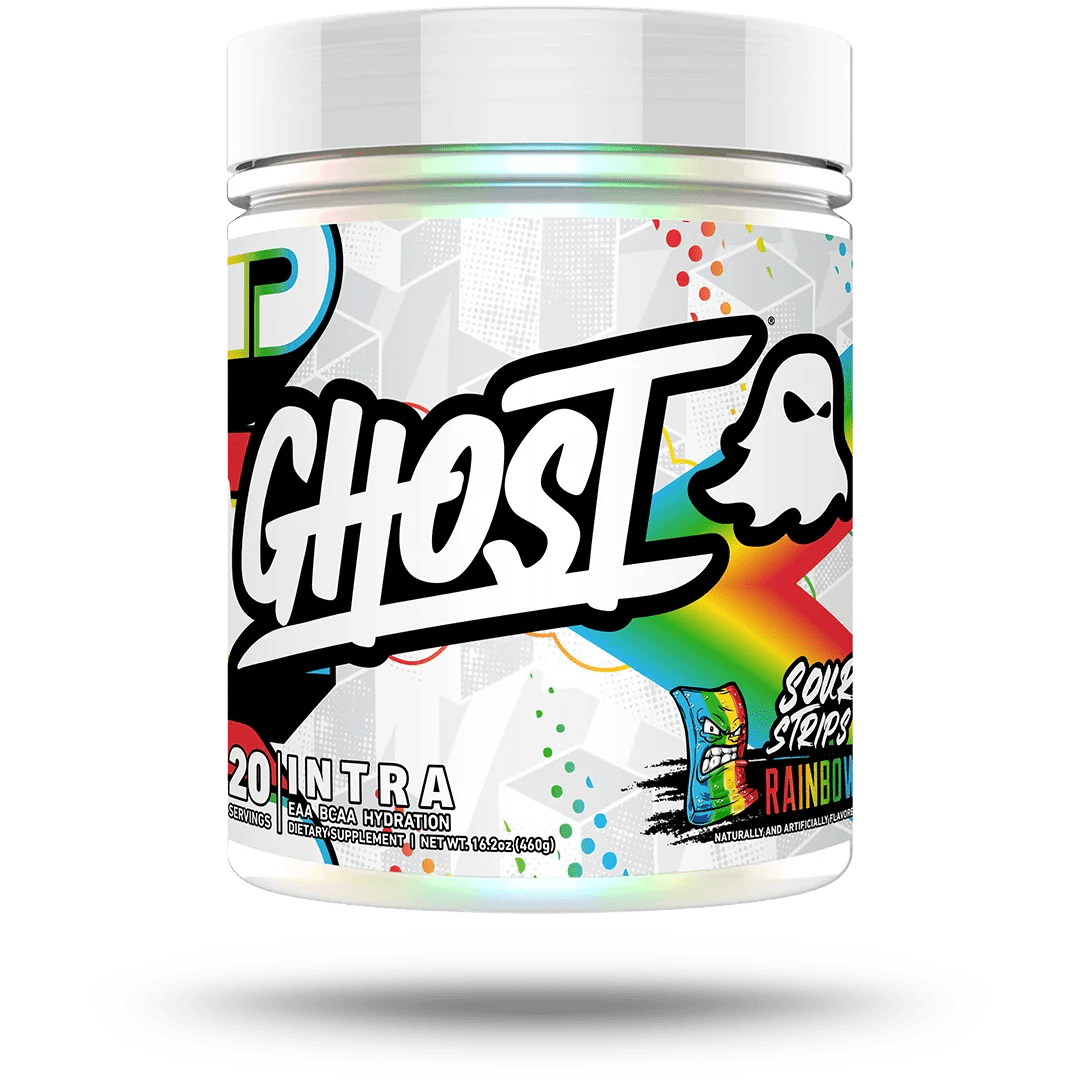 GHOST GHOST® INTRA 20 Servings / Sour Strips Rainbow Candy Intra Workout Formula