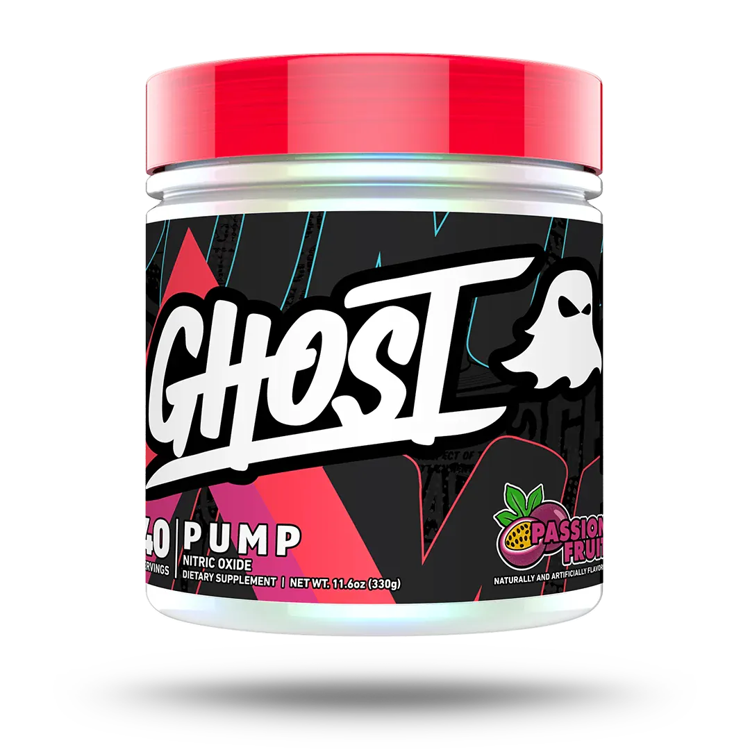 GHOST GHOST® PUMP V2 - 40 Servings 40 servings / Passion Fruit Stimulant Free Pre-Workout
