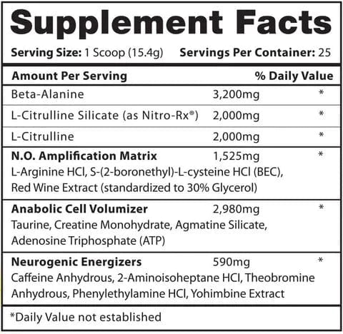 Hi-Tech Pharmaceuticals Amp3d™ High Stim Pre Workout