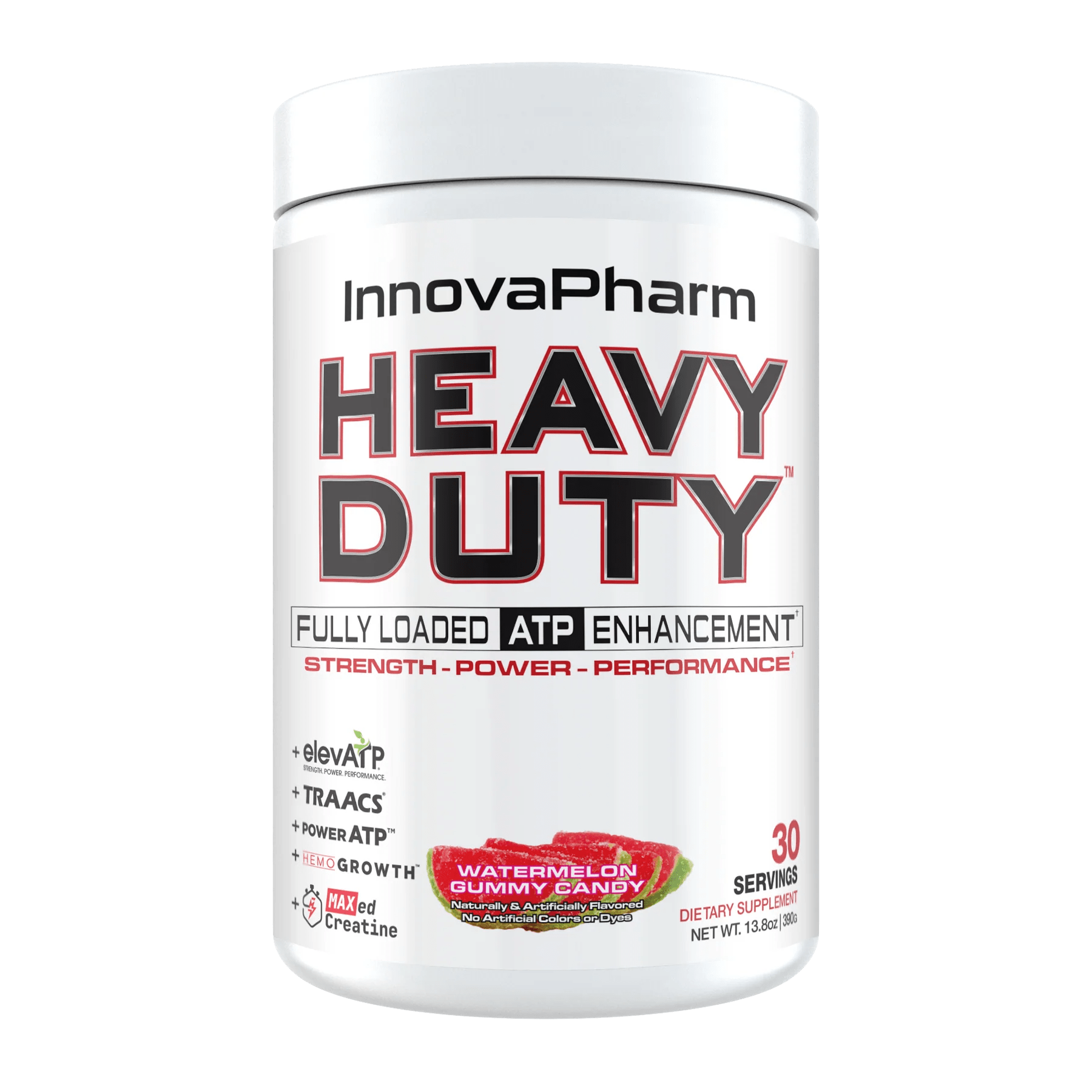 InnovaPharm Heavy Duty 30 Servings / Watermelon Gummy Candy Creatine Stack