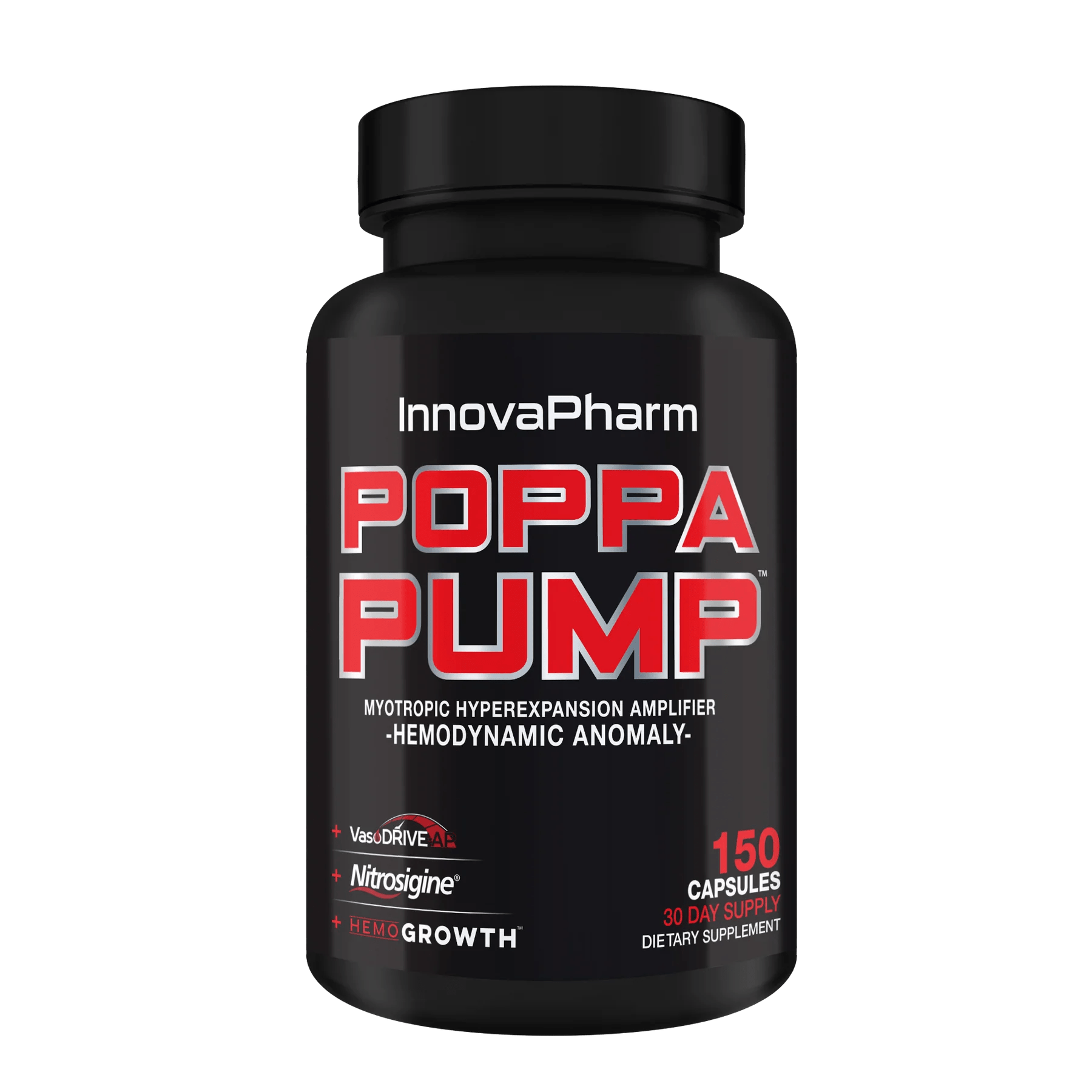 InnovaPharm Poppa Pump 150 Capsules Pre-Workout Capsules