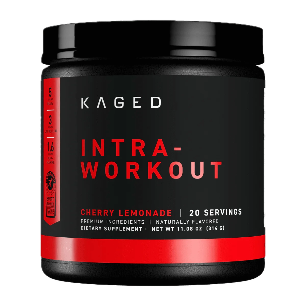 Kaged Muscle Intra-Workout (In-Kaged) 307 - 314 grams (20 Servings) Intra-Workout Formula