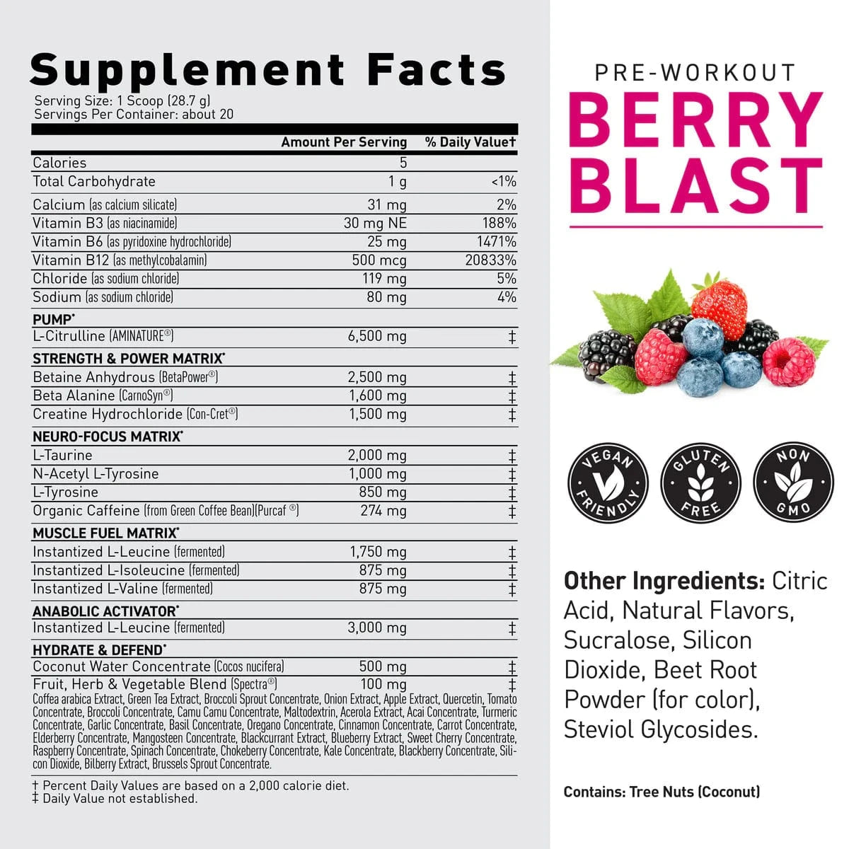 Kaged Muscle Pre-Kaged - Pre-Workout Pre-Workout
