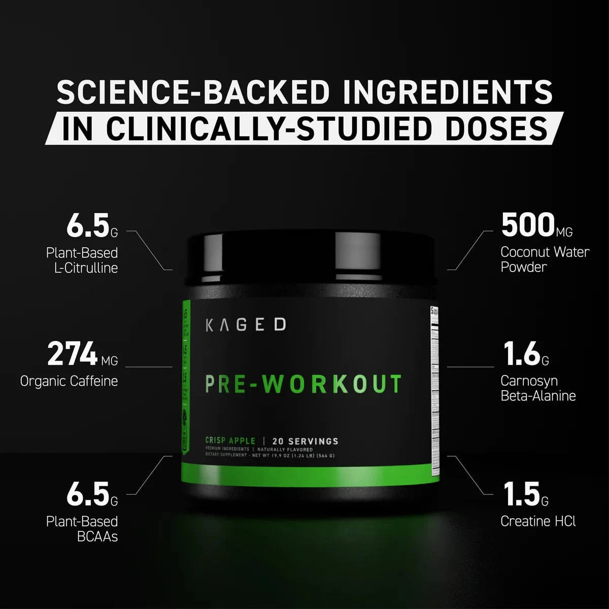 Kaged Muscle Pre-Kaged - Pre-Workout Pre-Workout