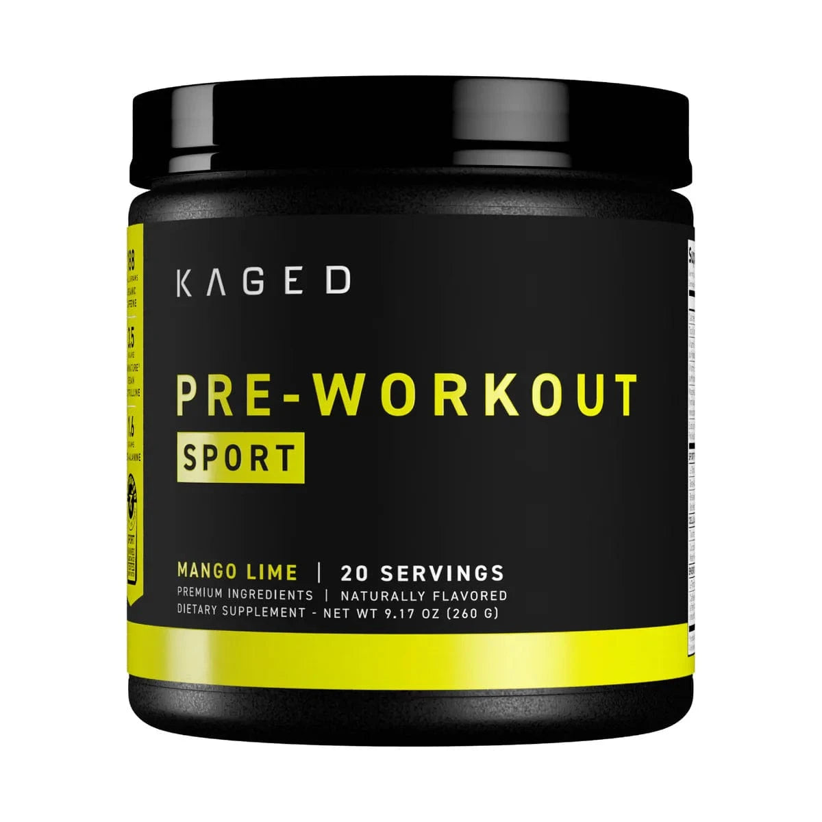 Kaged Muscle Pre-Workout Sport 20 servings / Mango Lime Pre-Workout