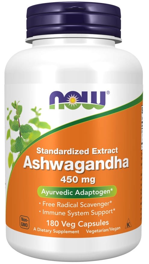 Now Foods Ashwagandha Extract 450 mg 180 Veg Capsules Ashwagandha Extract