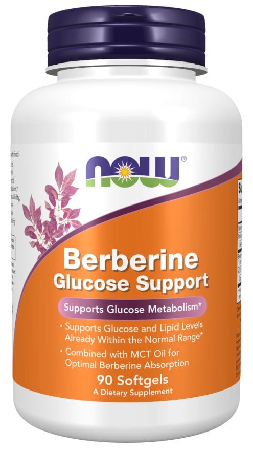 Now Foods Berberine Glucose Support 90 Softgels Glucose Support