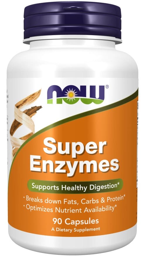 NOW Foods Super Enzymes Capsules 90 Capsules Digestive Enzymes