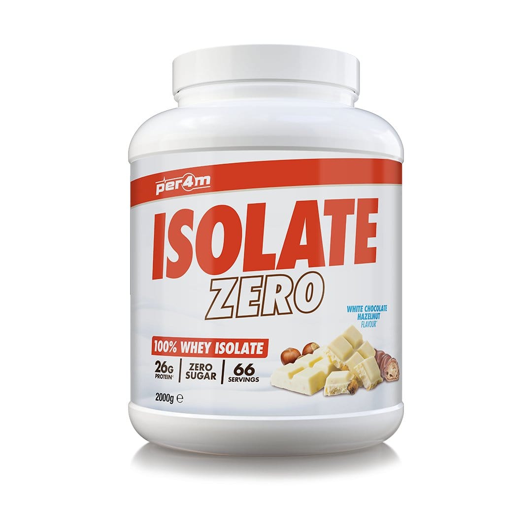 Per4m Per4m Isolate Zero 2kg 2010 grams / White Chocolate Hazlenut Whey Protein Isolate