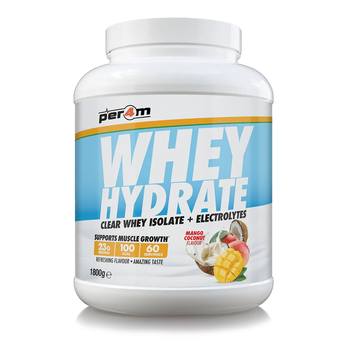 Per4m Per4m Whey Hydrate 1.8kg 1.8kg / Mango Coconut Whey Protein With Electrolytes