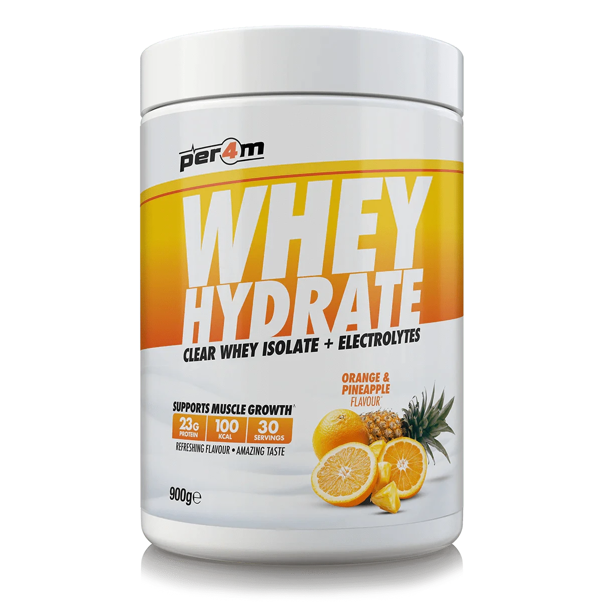 Per4m Per4m Whey Hydrate 900g 900g / Orange and Pineapple Whey Protein With Electrolytes