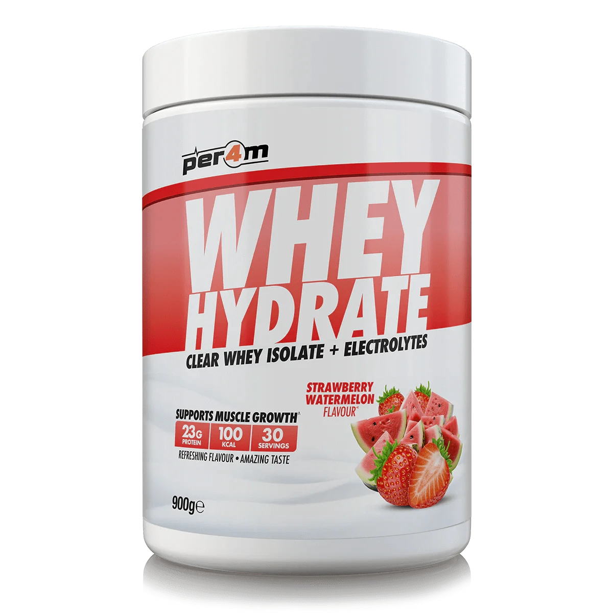 Per4m Per4m Whey Hydrate 900g 900g / Strawberry Watermelon Whey Protein With Electrolytes
