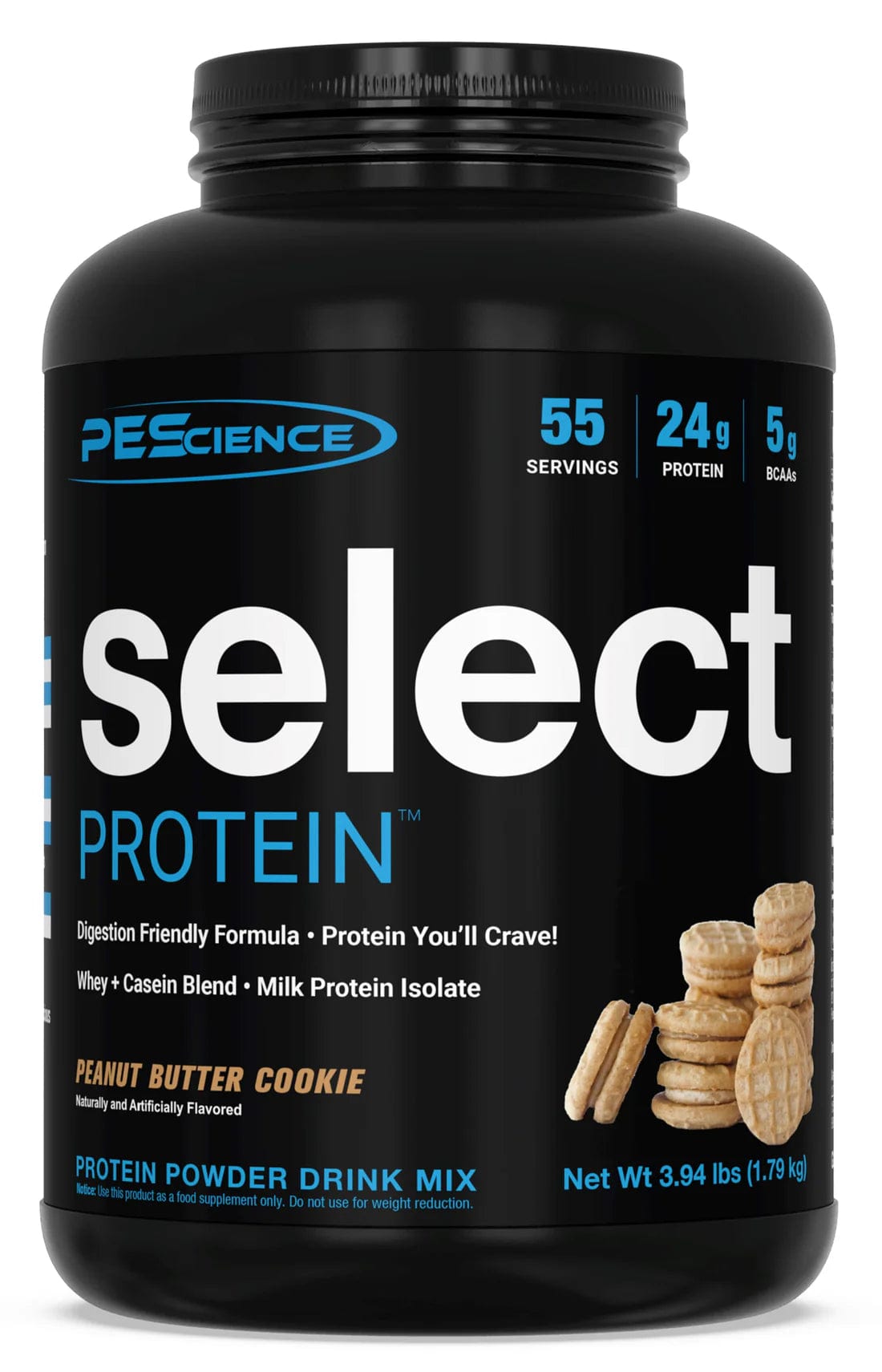 PEScience Select Protein 1710 - 1840 grams 5 Servings / Amazing Peanut Butter Cookie Protein Powder