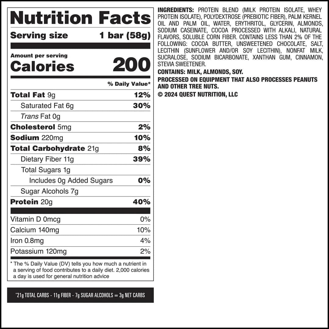 Quest Nutrition Overload Protein Bar 12x60g Protein Bars
