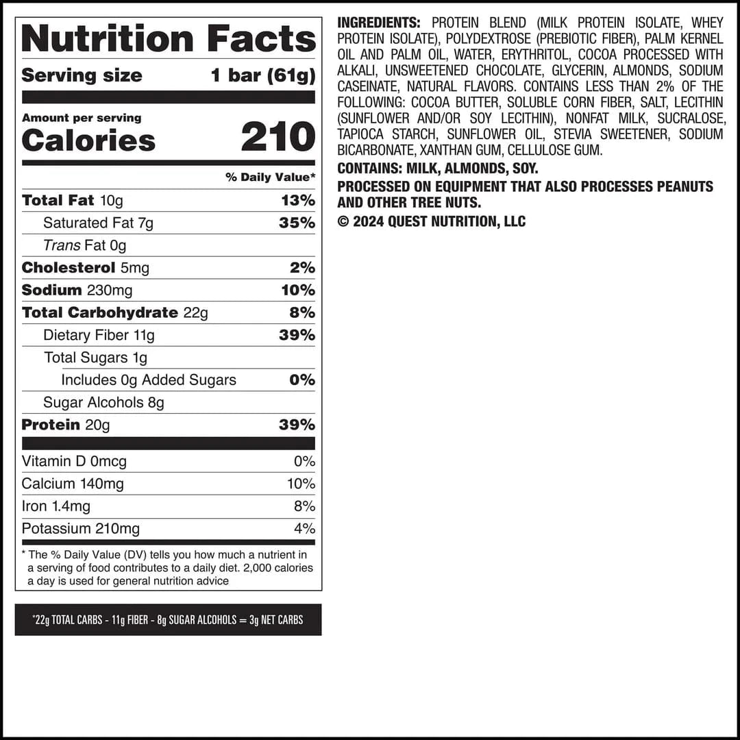 Quest Nutrition Overload Protein Bar 12x60g Protein Bars