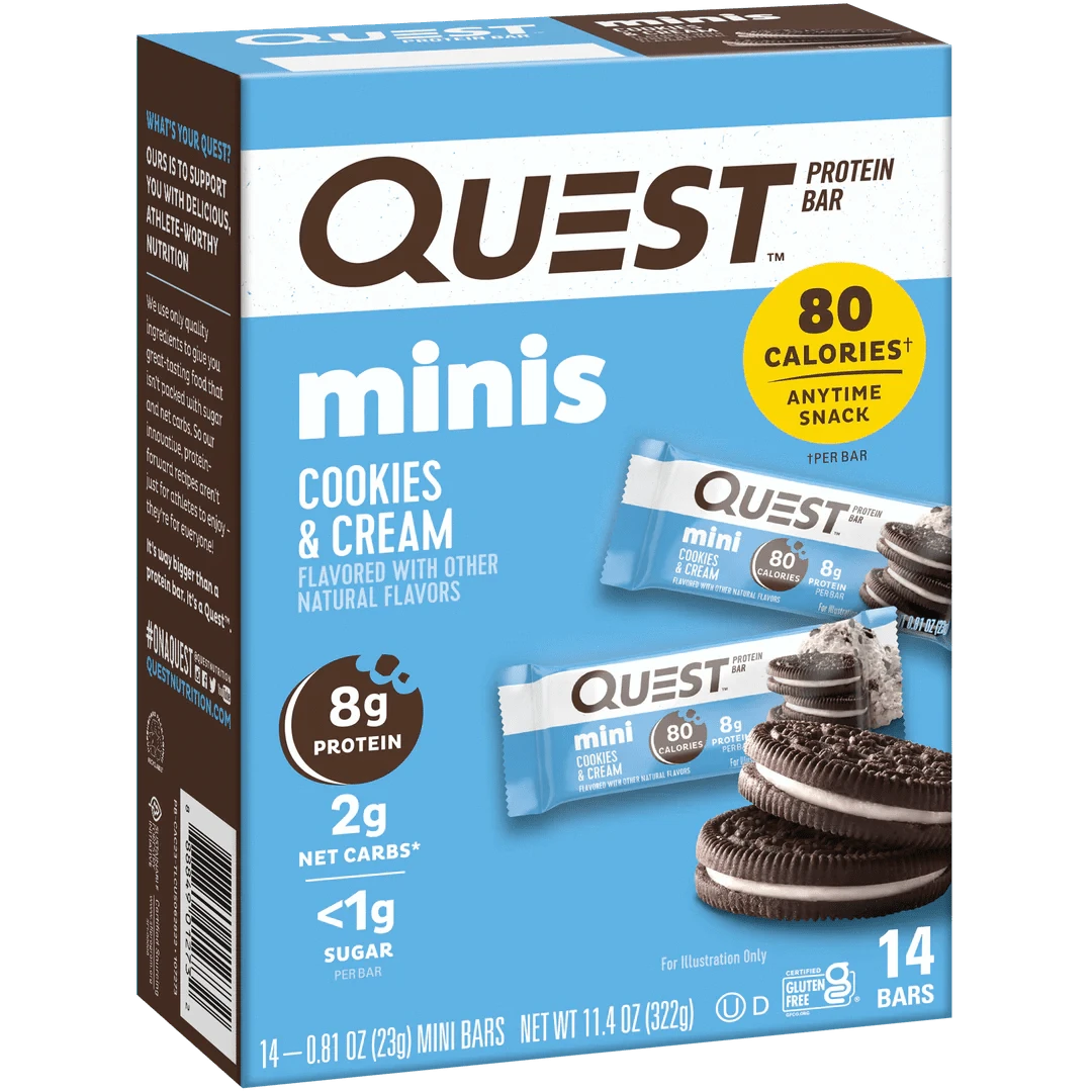 Quest Nutrition Quest Nutrition Mini Protein Bar 14x32g 14x32g / Cookies & Cream Protein Bars