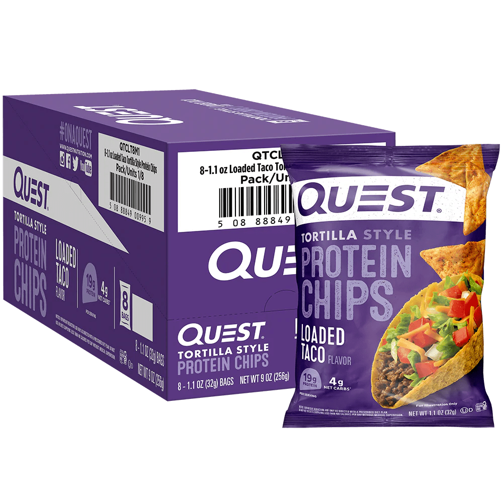 Quest Nutrition Quest Nutrition Protein Chips 8x32g / Loaded Taco Protein Chips