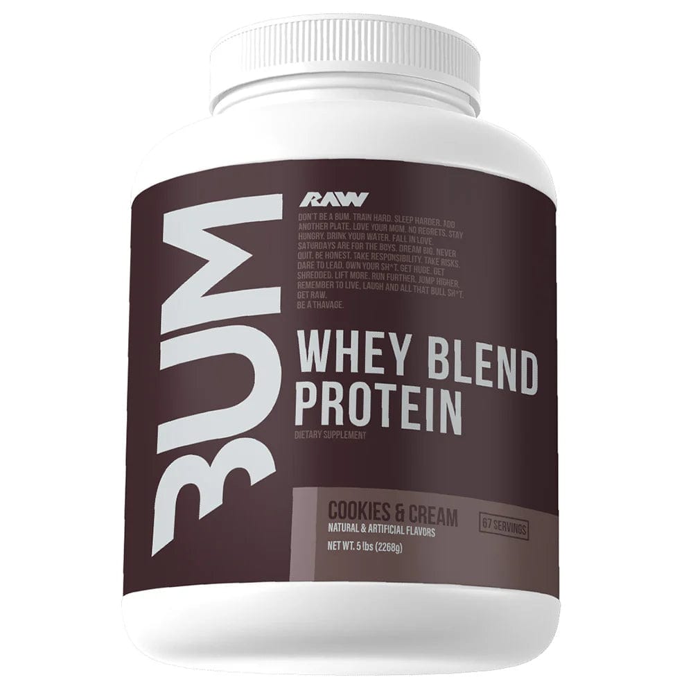 RAW Nutrition CBUM Whey Protein Blend 2268g 2268 grams / Cookies & Cream Whey Protein Blend