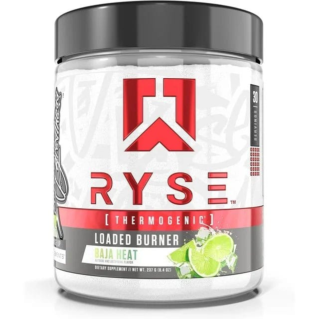 RYSE Loaded Burner 30 Servings / Baja Heat Fat Burning Powder