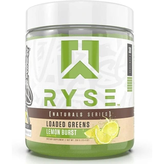 RYSE Loaded Greens 30 Servings / Lemon Burst Greens