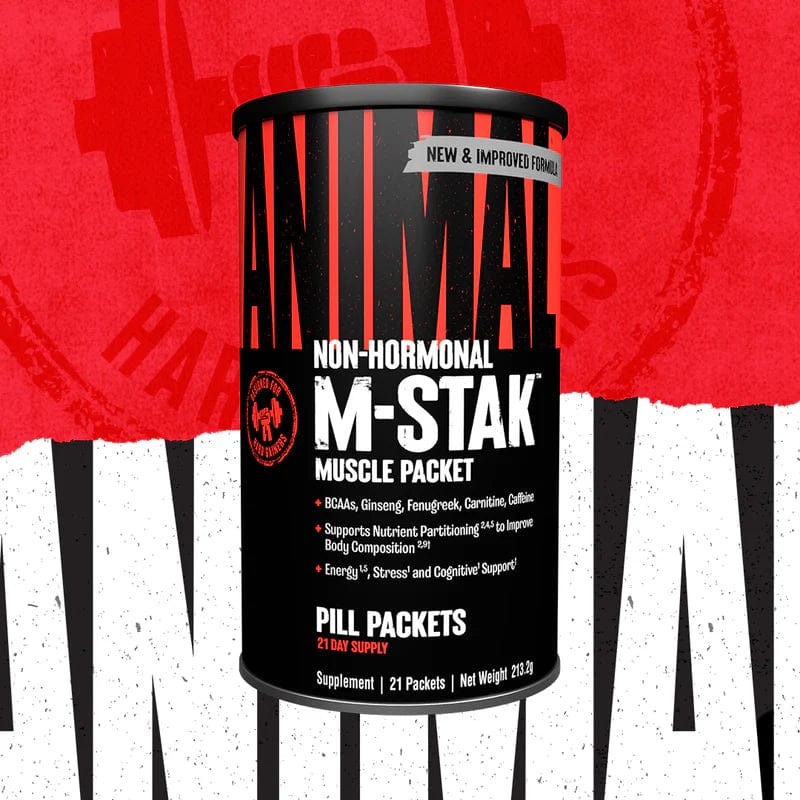 Universal Nutrition Animal M-Stak 21 Packs Natural Muscle Building Stack