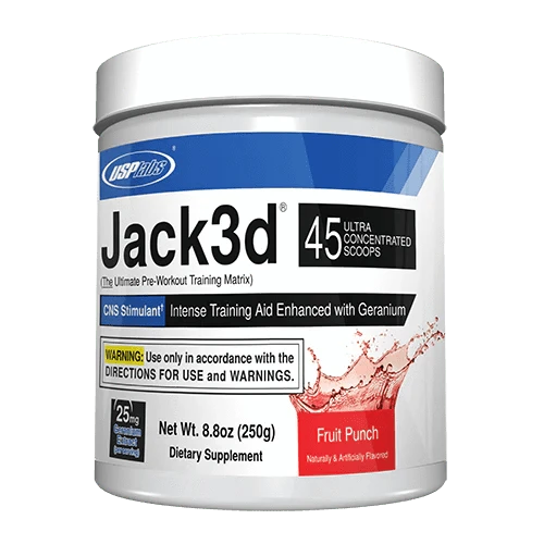 USP Labs Jack3d (US) 45 servings / Fruit Punch Pre-Workout