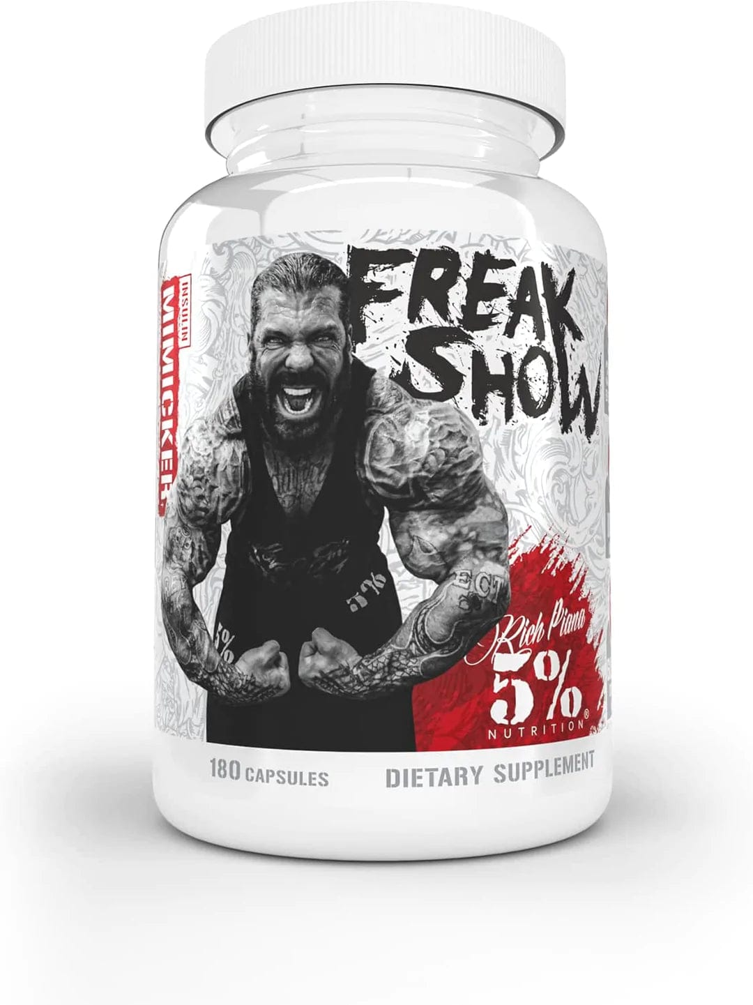 5% Nutrition Freak Show 180 Capsules GDA