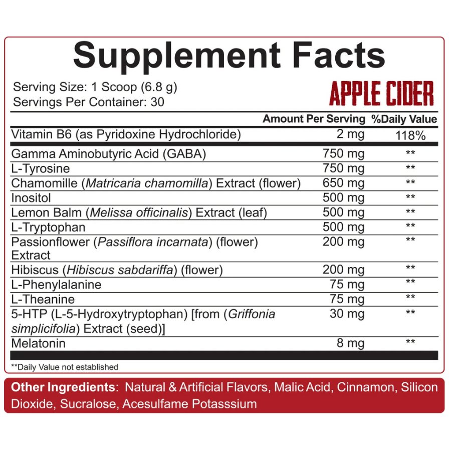 5% NutritionKnocked The F*ck OutSleep AidRED SUPPS