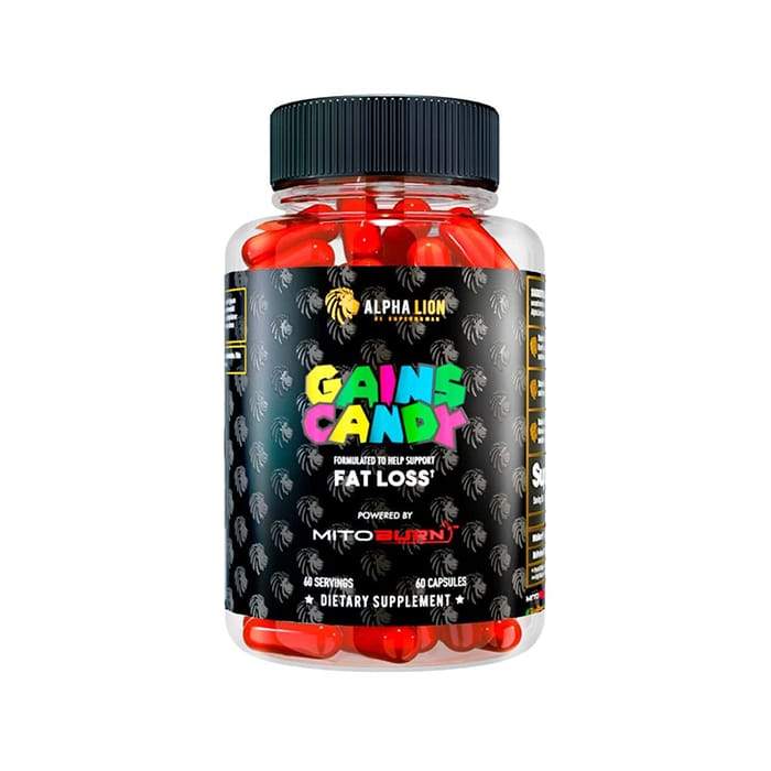 Alpha Lion Gains Candy Mitoburn 60 capsules Fat Burner