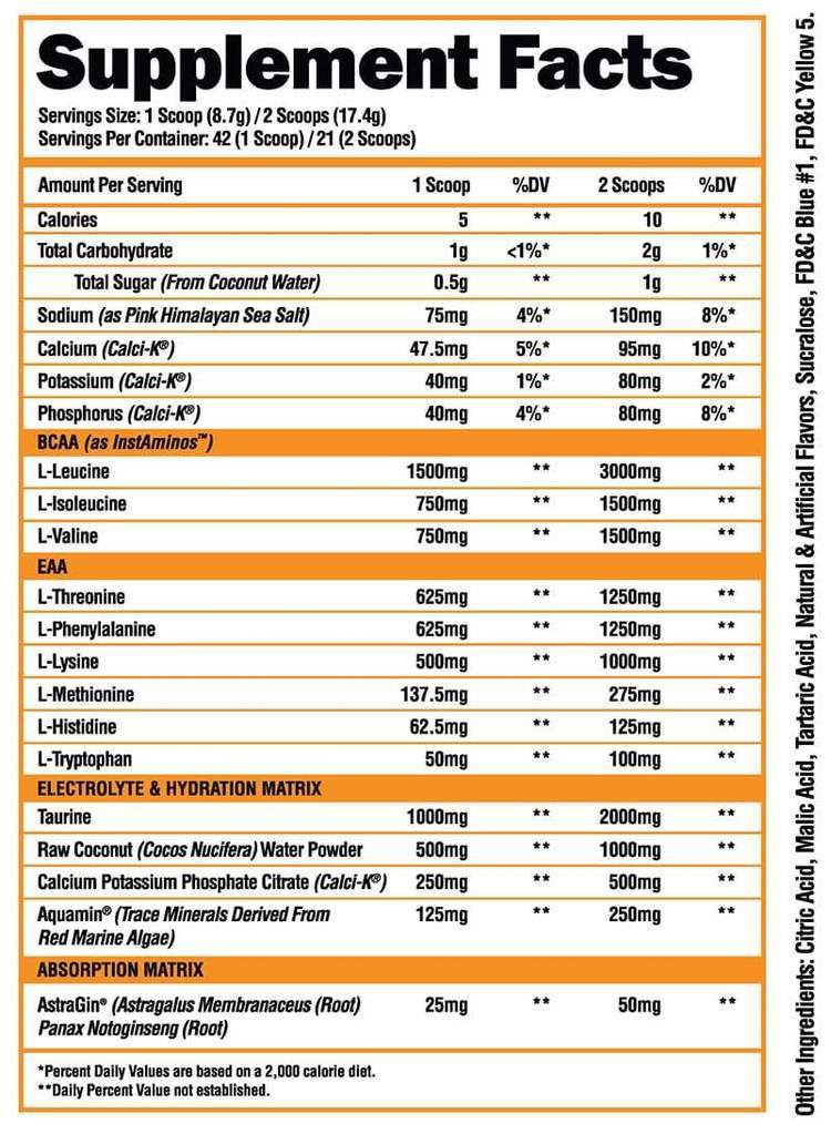 Alpha Lion SuperHuman Intra - BCAA/EAA Formula BCAA/EAA FORMULA