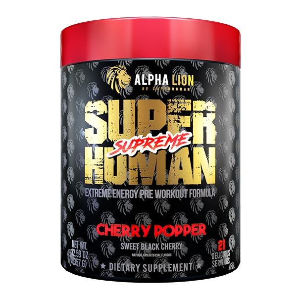 Alpha Lion SuperHuman Supreme - Hardcore Stim Pre-Workout 21 servings / Cherry Popper Hardcore Stim Pre-Workout