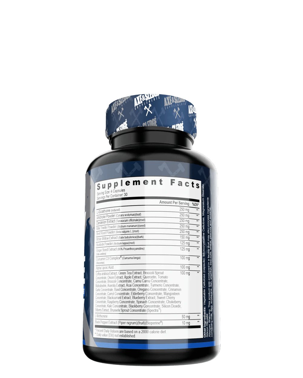 AXE & SLEDGEDaily Cleanse - Antioxidant & Anti-Inflammatory AgentAntioxidant & Anti-Inflammatory AgentRED SUPPS